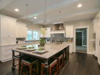 Kitchen Contrasting Island Wide View