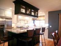 Kitchen Island with Uppers